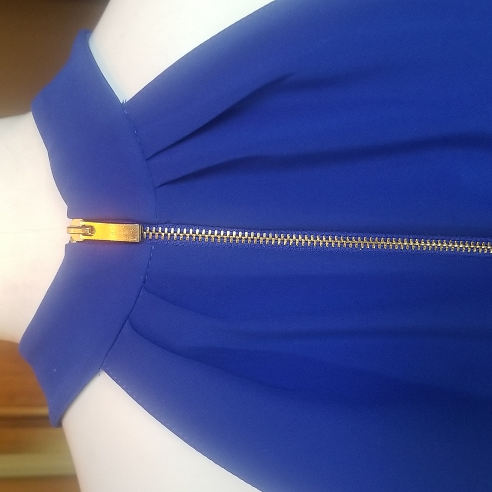Ladies Dress " Just Taylor " Size 8 Royal Blue. "New Without Tags" - Picture 3 of 8